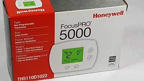 Honeywell Focuspro 5000 Thermostat User Manual